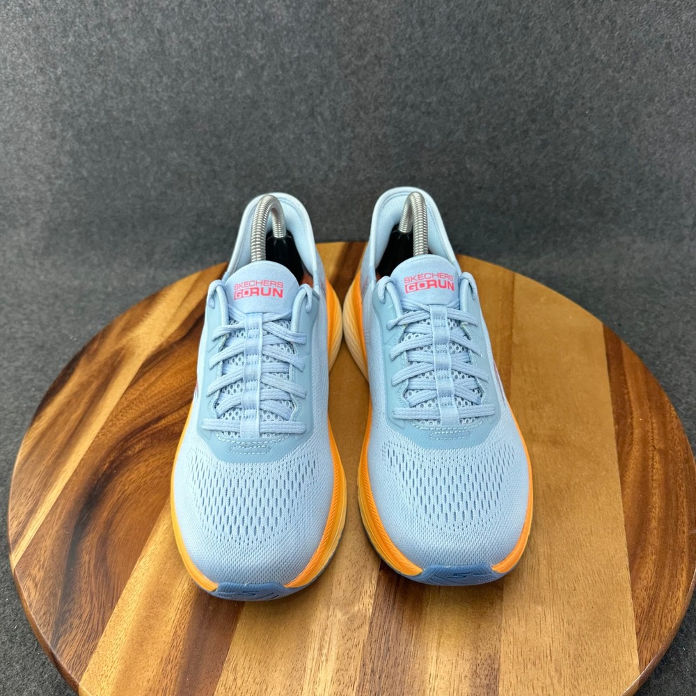 Skechers Max Cushion Elite 2.0 Womens Shoes Running Blue Orange Sneakers Sz 8.5 - Picture 5 of 13